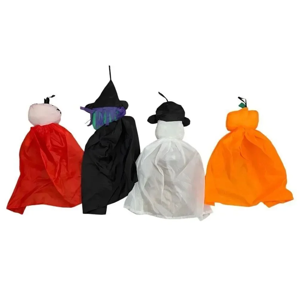 Lot Of 4 Hanging Halloween Decorations Home Decor Witch Vampire Pumpkin Ghost